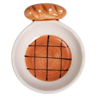 Mini plat à sauce alcaline pour pain, motif dessin animé, pour la maison, pour assaisonnement de raviolis, barbecue, petit plat mignon, forme irrégulière sous glaçure