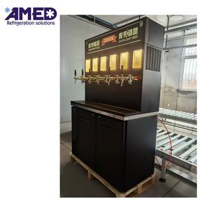 Новый стильный настенный диспенсер-охладитель для пива из нержавеющей стали с двойным охлаждением, объемом 570 л, с электронным термостатом и возможностью индивидуальной настройки - Product Image 3