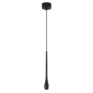Lámpara Colgante LED Moderna Minimalista de Estilo Italiano, Diseño de Autor, Larga, Totalmente de Cobre, Altura Ajustable, Regulable, para Bar o Sala de Estar - Product Image 1
