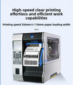 Imprimante intelligente à transfert thermique Zebra <span class=keywords><strong>600dpi</strong></span> <span class=keywords><strong>ZT610</strong></span> imprimante de codes à barres d'étiquettes de bureau industrielle logistique en stock - Product Image 3