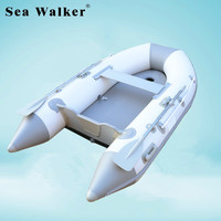 Seawalker 2.7M CE bateau gonflable PVC matériel Air pont plancher bateau à rames pour la pêche sportive d'été