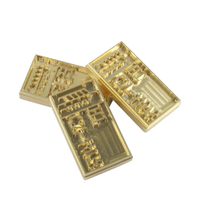 Molde de Estampado en Caliente, Placa de Marca con Patrón de Arco Combinado, Logotipo de Cobre AB, Tipo Móvil, Grano, Comercial, Origen China