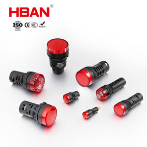 हेबन 16 मिमी 22 मिमी नेतृत्व सूचक प्रकाश फ्लैश बजर अलार्म सिग्नल लैंप 12 वी 24 वी 220 वी जलरोधी पायलट लाइट पैनल चेतावनी अलार्म के लिए - Product Image 1