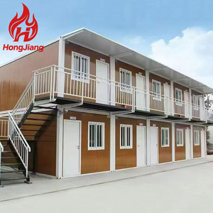 20フィート40フィートスチールサイズオプションプレハブ高級モダンカタールフラットパックヴィラ2 3 4ベッドルームハウスコンテナホームアパートメント - Product Image 3