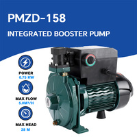 Pompa Peningkat Tekanan Air Rumah Tangga Cerdas PMZD-158 | PMZD-158 | 750W | 55m | 220V 50/60Hz dengan Saklar Tekanan Pompa Air Pintar