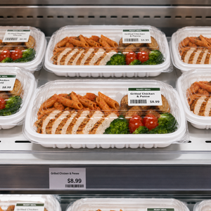 Lonchera Desechable con Tapa de 650 ml, Contenedor de Alimentos de Plástico Rectangular, Caja de Empaque para Comida para Llevar, Ensaladas y Comidas Preparadas - Product Image 4