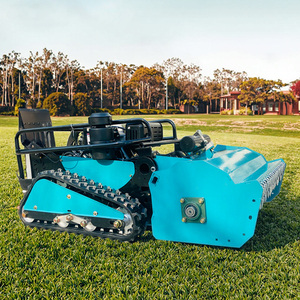 Remote Controlled Tracked <b>Mulcher</b> Multifunction Made in Grass Cordless <b>Lawn</b> <b>Mower</b> With Battery - Product Image 4