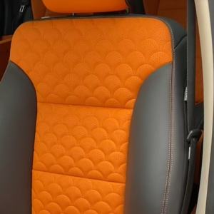 लक्जरी nappa अनाज pvc चमड़े की कस्टम कढ़ाई डिजाइन वाटरप्रूफ घर्षण-प्रतिरोधी मोटर वाहन सीट फर्नीचर - Product Image 2
