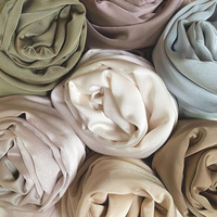 Écharpe Hijab en Satin pour femme, foulard de luxe arabe, châles de couleur élastique, voile, tendance, vente en gros, nouvelle collection 2020