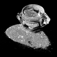Poudre holographique scintillante pour ongles, poussière de diamant, décoration artistique