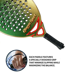 <span class=keywords><strong>Raqueta</strong></span> de Pádel Personalizada Qingyu Sport, <span class=keywords><strong>Raqueta</strong></span> de Tenis de Playa de Fibra de Carbono de Grado Competitivo, Fábrica para el Mercado Norteamericano - Product Image 4