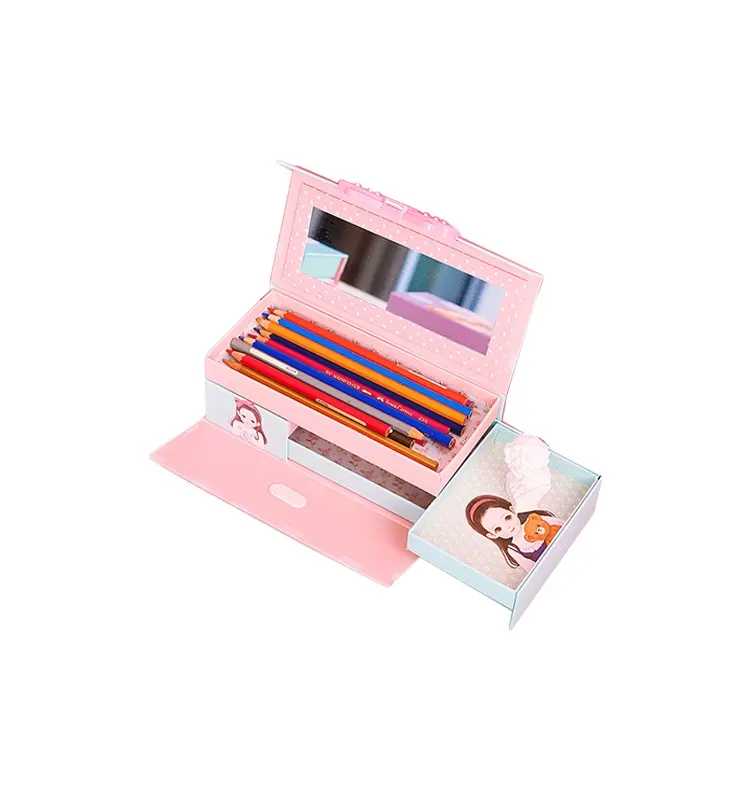 Hoge Kwaliteit Groothandel Voor Verkoop Gift Papier Briefpapier School Briefpapier Pen Box