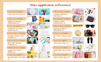 Pochette transparente personnalisée en EVA avec fermeture éclair pour emballage de vêtements, sérigraphie vinyle, cadeaux polyvalents
