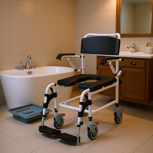 Chaise de toilette réglable, capacité de 350 lb, équipement de sécurité pour la salle de bain pour adultes et personnes âgées - Product Image 2