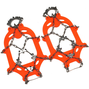 CZFIT - Crampones Deportivos Portátiles de Acero para Hombre y <span class=keywords><strong>Mujer</strong></span>, Cubre Zapatos Impermeables de 2 mm de Grosor para Superficies de Nieve/Hielo y Escalada - Product Image 5