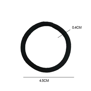 Haargummis für Mädchen, Haarschmuck in verschiedenen Bonbonfarben, nahtlose, dünne, elastische Haarbänder, Haarschlaufen, Haargummis - Product Image 2