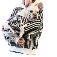 Nouveaux vêtements pour animaux de compagnie en coton rayé d'hiver, design classique, taille XXL, écologiques, pyjamas pour grands chiens, utilisables en toutes saisons
