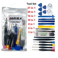 Kits d'Outils de Réparation Multifonctions 21 en 1, 20 en 1, 16 en 1, 10 en 1, 8 en 1, 6 en 1, 3 en 1 pour Démontage iPhone et Maintenance Android – Vente en Gros