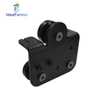 Ender-3 CR10 pelat pendukung ekstruder dengan Kit katrol untuk Ender 3 Ender 3 Pro Cr-10 Cr-10S S4 S5 seri bagian pencetak 3d