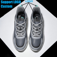 Baskets personnalisées avec Logo pour hommes et femmes, chaussures de course, de marche, de Sport, à la mode, vente en gros