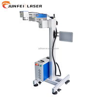 Machine de marquage laser UV CO2 haute vitesse JUNFEI 10W avec source Gainlaser INNO, refroidissement par air, gravure 3D, compatible AI/DWG/DST BMP CNC