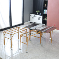 Scie de table Portable, bon marché, petit panneau pliant, scie de table coulissante