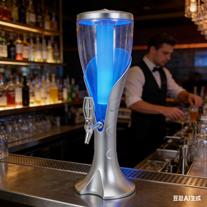 Tour <span class=keywords><strong>de</strong></span> <span class=keywords><strong>fût</strong></span> à <span class=keywords><strong>bière</strong></span> pression lumineuse <span class=keywords><strong>de</strong></span> 3 litres avec distributeur <span class=keywords><strong>de</strong></span> glace pour les fêtes <span class=keywords><strong>de</strong></span> bar et <span class=keywords><strong>de</strong></span> discothèque - Product Image 5