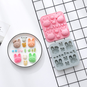 Moule en silicone à thème <span class=keywords><strong>de</strong></span> lapin mignon <span class=keywords><strong>de</strong></span> pâques, goutte <span class=keywords><strong>de</strong></span> colle, gâteau <span class=keywords><strong>de</strong></span> bonbons au <span class=keywords><strong>chocolat</strong></span> fait <span class=keywords><strong>maison</strong></span>, moule à Pudding - Product Image 3