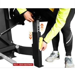 Venta al por mayor de alta calidad de la máquina de gimnasio comercial equipo de bíceps Curl/tríceps Placa de extensión cargada máquina de fuerza - Product Image 6