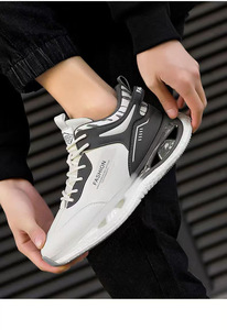 Zapatillas Deportivas Transpirables Antideslizantes de Primera Calidad, Zapatillas para Correr con Cierre de Cordones, Calzado Informal Cómodo para Jóvenes - Product Image 5