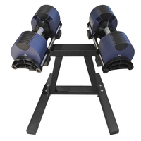Ensemble d'haltères en fer réglables de nouveau style en gros équipement de fitness à usage domestique de 30kg à 50kg haltérophilie en vente
