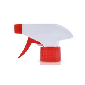 Gatillo de boquilla de bomba de limpieza, 28mm, 28, 410, transparente, 24/410, 28/410, disparadores en rojo y negro, pulverizador de mano de plástico completo