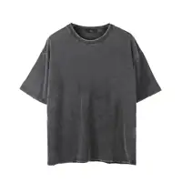 Men's Oversize Black T-shirt, Hip Hop Tee