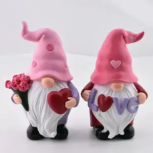 2023 Hot Selling New Creative Resin Crafts Faceless Doll Desktop Home Decoration Valentine's Day Gift