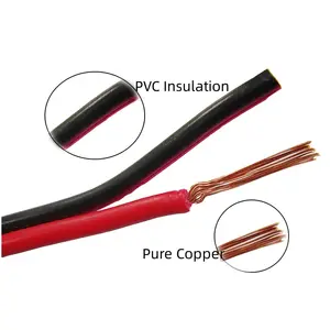 RVB red and black wire 2*0.75 copper-clad aluminum power amplifier speaker audio cable