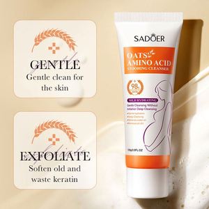 SADOER Nouveau <span class=keywords><strong>Coffret</strong></span> de Soins pour <span class=keywords><strong>Femme</strong></span> : Sérum <span class=keywords><strong>Visage</strong></span> à l'Avoine, Émulsion Hydratante, Crème Douce Anti-Vergetures aux Acides Aminés - Product Image 3