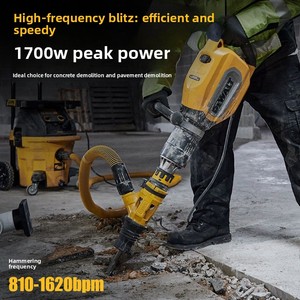   Marteau démoliteur sans balais SDS Max D25911K 1700W 11kg 27J 7 vitesses - Product Image 5