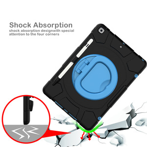 Ốp bảo vệ máy tính bảng 10.2 inch chống sốc Silicon nặng toàn thân có chân đế cho iPad 10 - Product Image 4