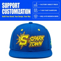 Gorra de Béisbol Deportiva Bordada en 3D de 6 Paneles, Estilo Vintage Hip Hop, de Alta Calidad, al por Mayor, con Logo Personalizado para Hombre y Mujer