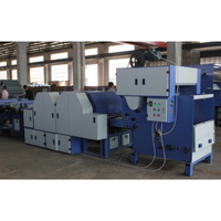 Machine à ouvrir à double rouleau pour la laine/le cachemire, élimine les poils grossiers et les impuretés, produit des fibres moelleuses