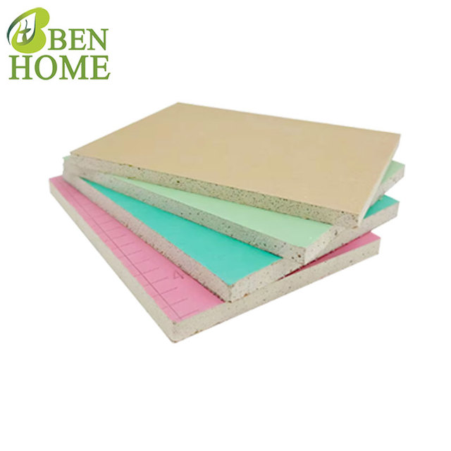 Improve Earthquake Resistance Decorative Profile Gypsum Board Fibre Plasterboard