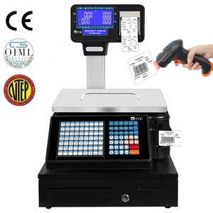 Bilancia con Stampante di Etichette NVK TM-A21 Tutto in Uno, Stampa Report Giornalieri e Mensili delle Vendite, Capacità 30kg con Porte RS232 e RJ45 - Product Image 2