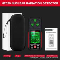 HABOTEST HT629 Compteur Geiger professionnel, détecteur de rayonnement nucléaire, dosimètre rayons X, bêta, gamma, usage domestique et industriel