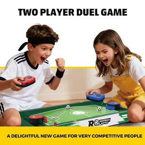 Jeu <span class=keywords><strong>de</strong></span> football <span class=keywords><strong>de</strong></span> table télécommandé pour deux joueurs, kit d'assemblage DIY, jeu <span class=keywords><strong>de</strong></span> football <span class=keywords><strong>de</strong></span> table interactif familial - Product Image 2