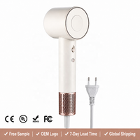 Sèche-cheveux certifié CE 2000W, moteur BLDC 110 000 tr/min, température intelligente NTC, ions négatifs, buse magnétique