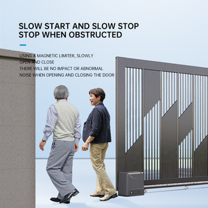 Chất Lượng Tốt Nhất Công Nghiệp Nhiệm Vụ Nặng Nề Thông Minh Điện Động Cơ 600-2000Kg Ac Động Cơ Cửa Trượt Mở Với Điều Khiển Từ Xa - Product Image 4