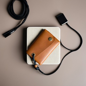 Boshiho Customized Minimalist Slim Wallet Credit Card Holder Gift Genuine Leather Credit Card Leather Wallet Slim Wallet <b>Purse</b> - Product Image 2