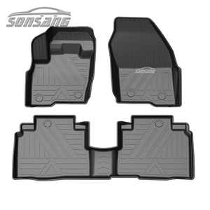 SONSANG Custom Fit 3D TPE Tapis de voiture imperméables Revêtements de sol robustes pour modèles Ford Edge et <span class=keywords><strong>BMW</strong></span> Tapis de voiture tous temps - Product Image 1