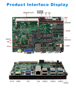 เมนบอร์ดอุตสาหกรรมขนาดเล็ก ITX ราคาประหยัด 160x110 มม. รองรับ Intel Core i3 i5 i7 รุ่นที่ 4 และ 5 พร้อมพอร์ต RS232 แบบอนุกรม 6 พอร์ต - Product Image 1