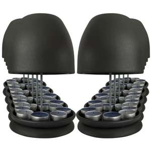 Tetera de cerámica para el hogar, calentador de habitación con doble cubierta negra de arcilla de la habitación de la barandilla, té, vela, 2022 - Product Image 2